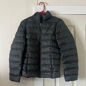 Eddie Bauer Charcoal Puffer Jacket